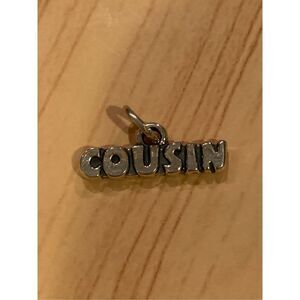 925 Cousin Family Sterling Silver Jewelry Charm